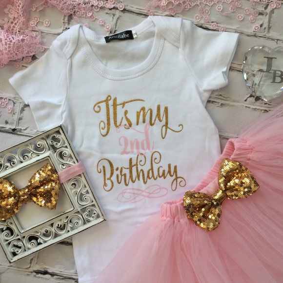 its my 2nd birthday dress